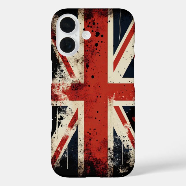 UK Flag Case-Mate iPhone Case (Back)