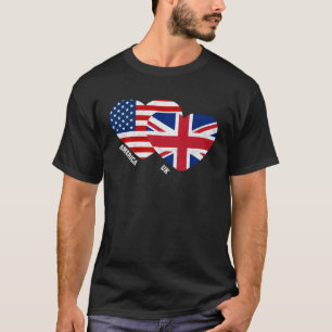 UK Flag  English American Pride Vintage T-Shirt