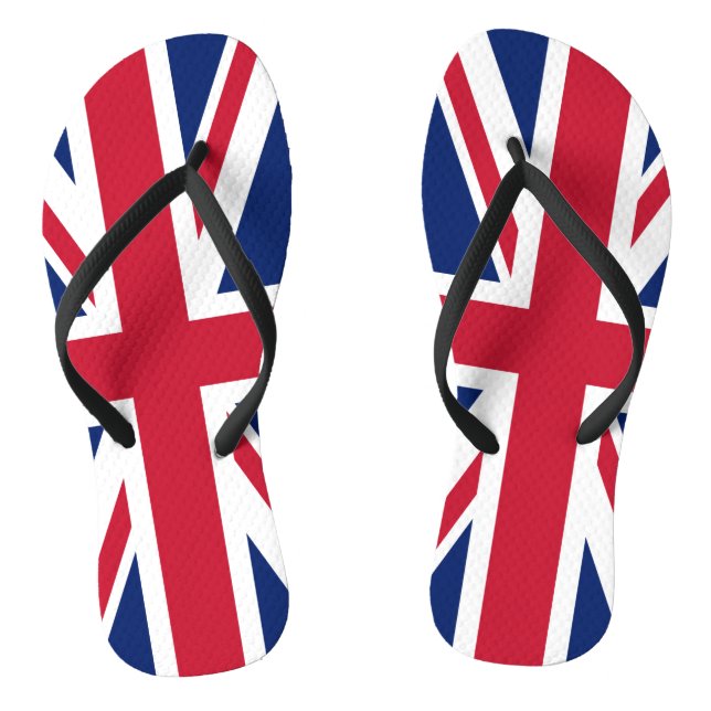 UK flag Jandals (Footbed)