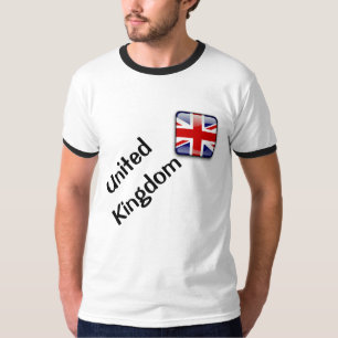 UK Flag Men's Basic Ringer T-Shirt