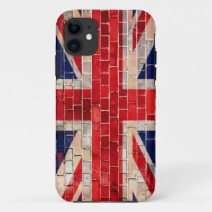UK flag on a brick wall iphone 5 and 5s case