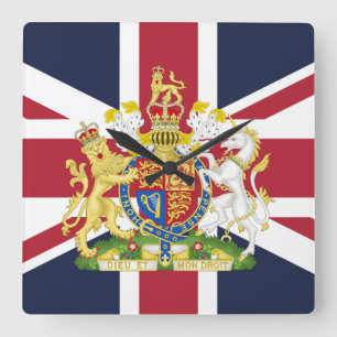 UK flag phone case Square Wall Clock
