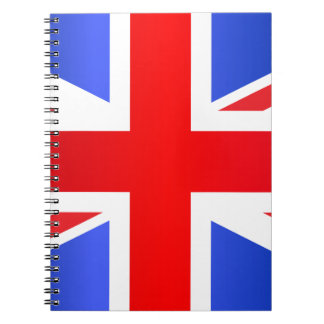 UK flag Spiral Notebook