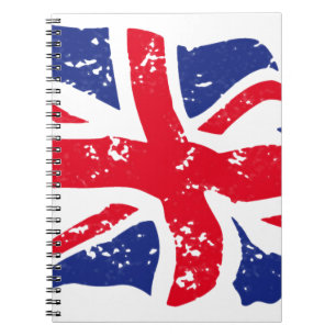 UK Flag Spiral Notebook