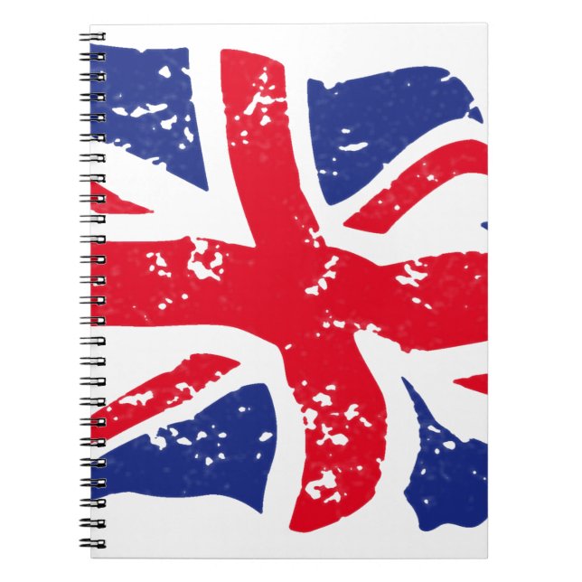 UK Flag Spiral Notebook (Front)