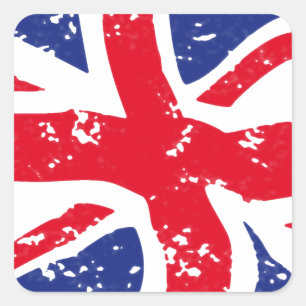UK Flag Square Sticker