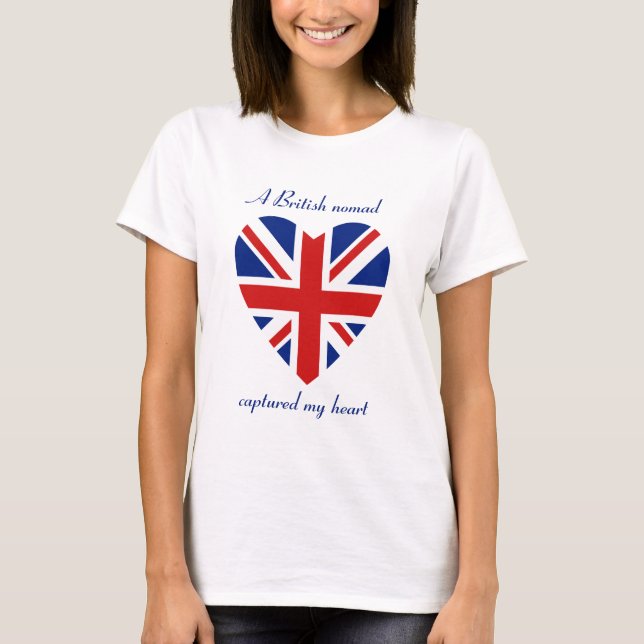 UK Flag Sweetheart T-Shirt (Front)