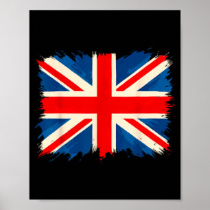 UK Flag United Kingdom Great Britain Poster