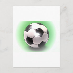 UK Football Ball Postcard