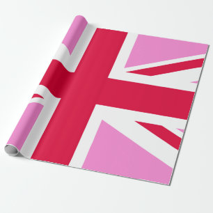 UK Gay Pride (Pink Union Jack) (Gay British Flag) Wrapping Paper