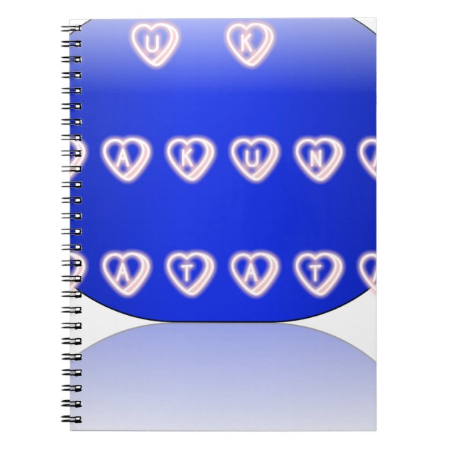 UK HAKUNA MATATA ALWAYS.png Spiral Notebook (Front)