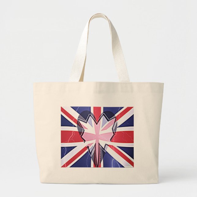 UK Hakuna matata. Large Tote Bag (Front)