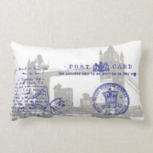 UK London Postcard Pillow