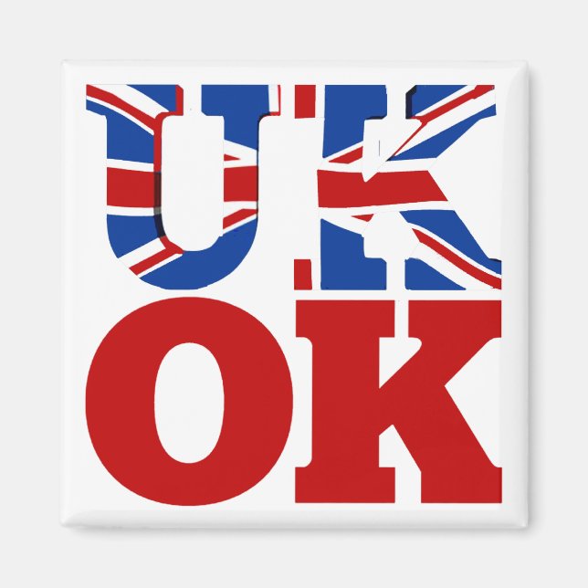 UK OK! Better Together Magnet (Front)
