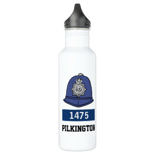 UK Police Constable Helmet - Add Number & Name 710 Ml Water Bottle