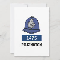 UK Police Constable Helmet - Add Number & Name
