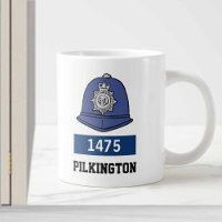 UK Police Constable Helmet - Add Number & Name