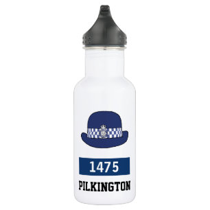 UK Police WPC Hat - Add Number & Name 532 Ml Water Bottle