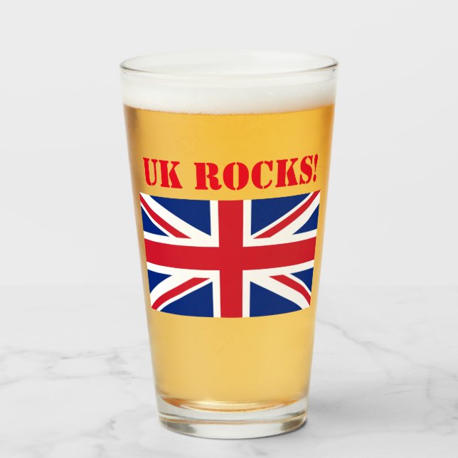 UK ROCKS! GLASS (Front Filled)