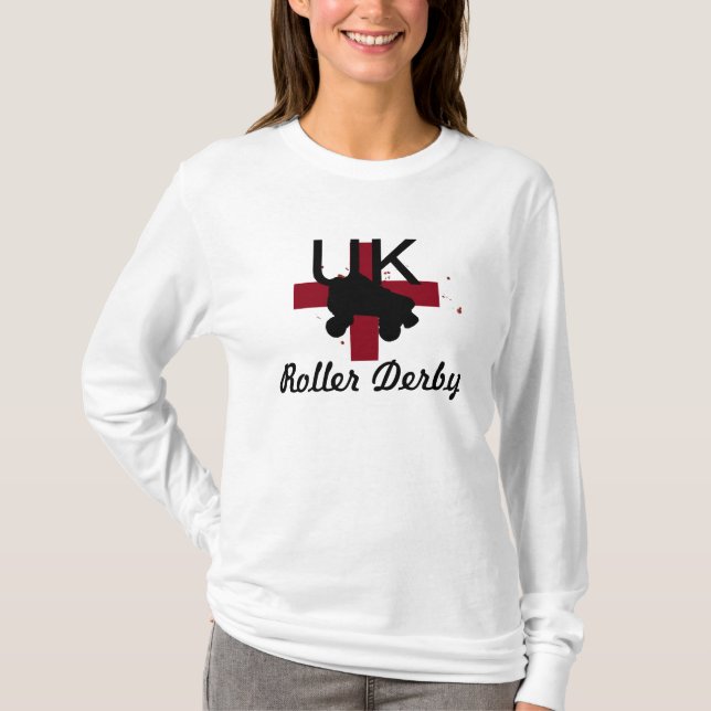UK Roller Derby long sleeve T-Shirt (Front)