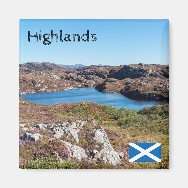 UK, Scotland - Scottish Highlands landscape Magnet (Front)