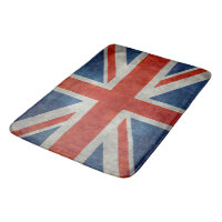 UK Union Jack Flag in retro style vintage textures