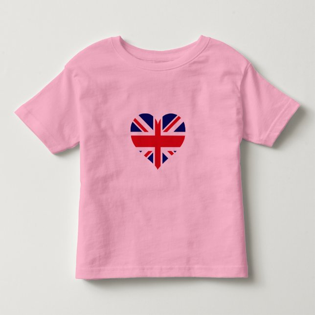 UK Union Jack Toddler T-Shirt (Front)