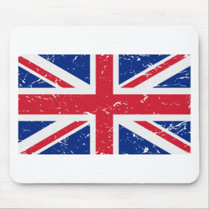 UK Vintage Flag Mouse Pad