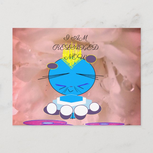 UKAT I AM RELAXED NOW POSTCARD (Front)