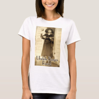 Uke Banjos Rock Ladies light long sleeve T-Shirt