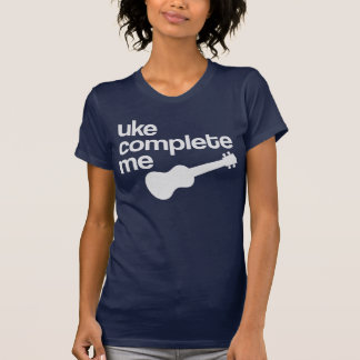 "Uke complete me" design for dark shirts