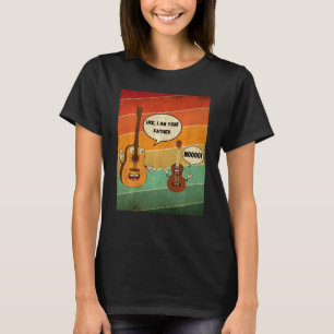 Uke I Am Your Father Funny Ukulele Guitar Music Ba T-Shirt
