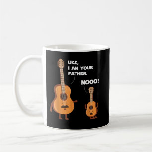 Uke I Am Your Father, Funny Ukulele Guitar Music G Coffee Mug