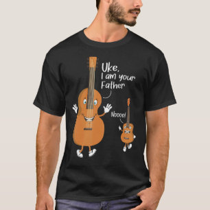 Uke I Am Your Father  Ukulele Guitar Instrument Uk T-Shirt