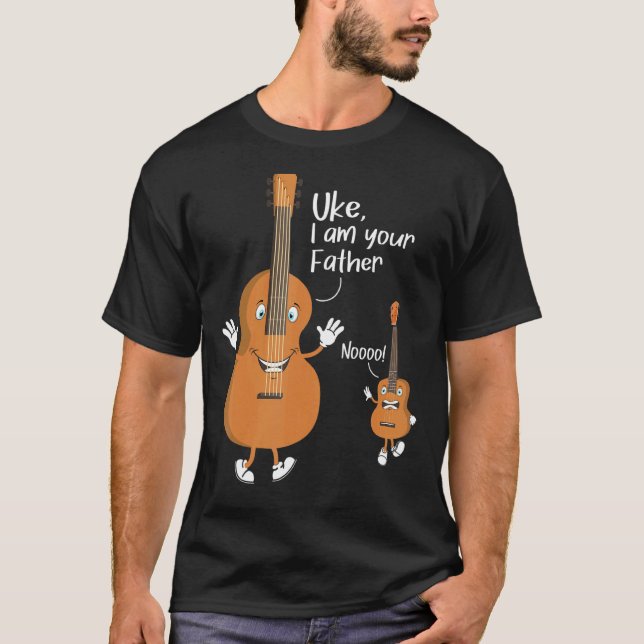 Uke I Am Your Father  Ukulele Guitar Instrument Uk T-Shirt (Front)