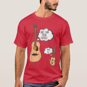 Uke I Am Your Father Ukulele Guitar Music Love Png T-Shirt