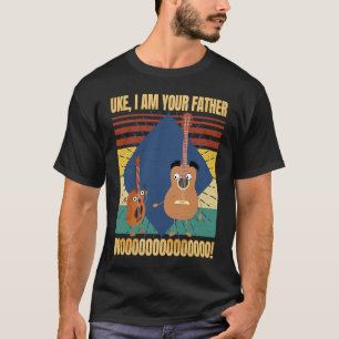 Uke I Am Your Father Ukulele Guitar Music Retro T-Shirt
