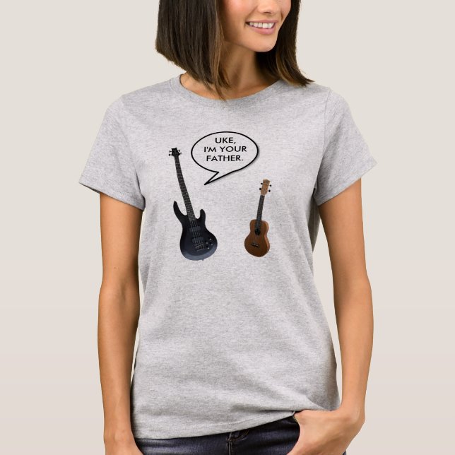 UKE, I'M YOUR FATHER. T-Shirt (Front)