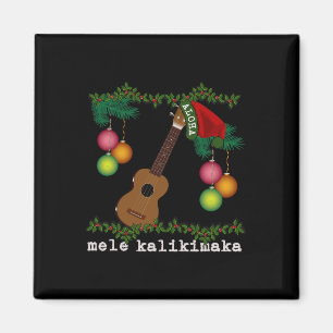 Uke Mele Kalikimaka Ukulele Christmas Songs Aloha  Magnet