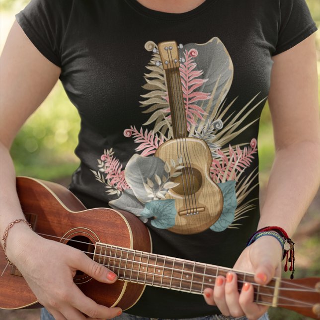 Uke Ukulele Guitar - Musician Guitarist Ukulele T-Shirt (Creator Uploaded)
