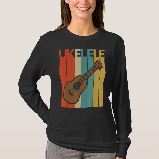 Ukelele Music Instrument T-Shirt (Front)
