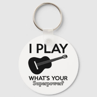 ukelele real designs key ring