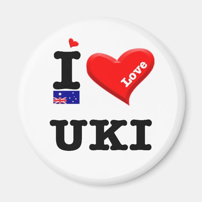 UKI - I Love Magnet (Front)