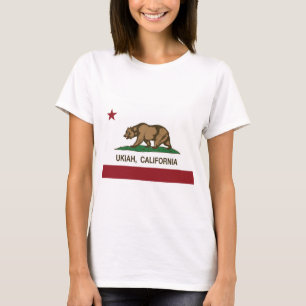 ukiah california state flag T-Shirt