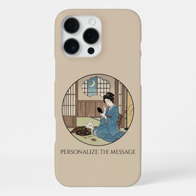 Ukiyo-e Inspired – Dramatic JAPAN  iPhone Case (Back)