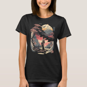 Ukiyo e Kanagawa Vintage Japanese Tattoo Graphic T-Shirt