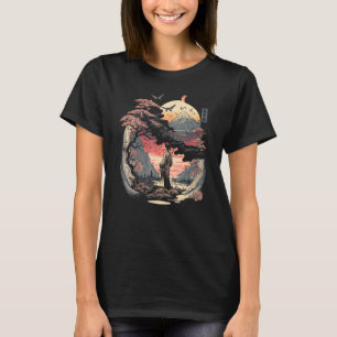 Ukiyo e Kanagawa Vintage Japanese Tattoo Graphic T-Shirt