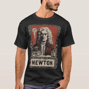 Ukiyo-e Newton   Scientific Genius Portrait T-Shirt