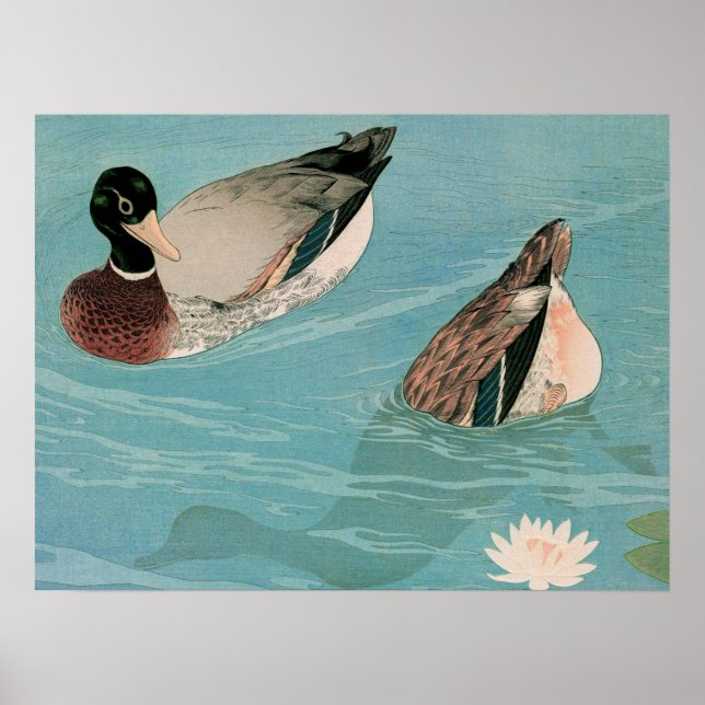 Ukiyoe [Goyo] Ducks (S) Poster (Front)