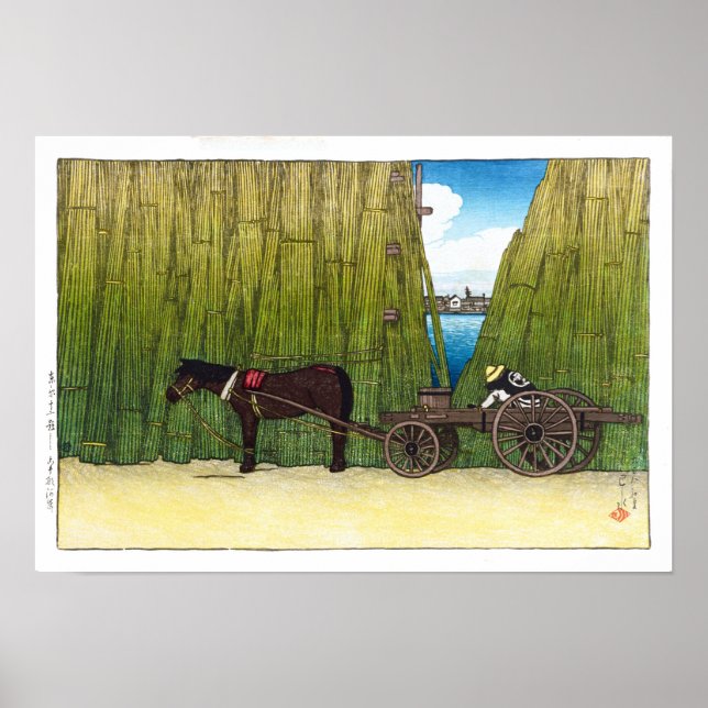 ukiyoe - hasui - C08 -  By the Sumida River Aroun… Poster (Front)